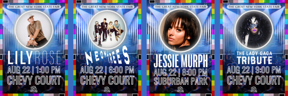 CELEBRATING PRIDE: THE GREAT NEW YORK STATE FAIR ANNOUNCES PRIDE DAY MUSICAL LINE-UP FEATURING VARIETY OF VIRAL SENSATIONS  