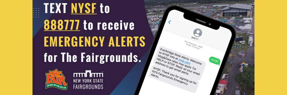 The Great New York State Fair Launches Fairgrounds Alert System for 2025 Fair