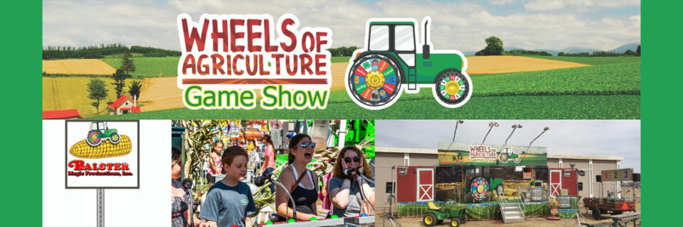 The Wheels of Agriculture Game Show featuring Trivia Tractor