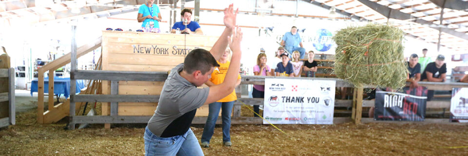 Hay Bale Throwing Competition